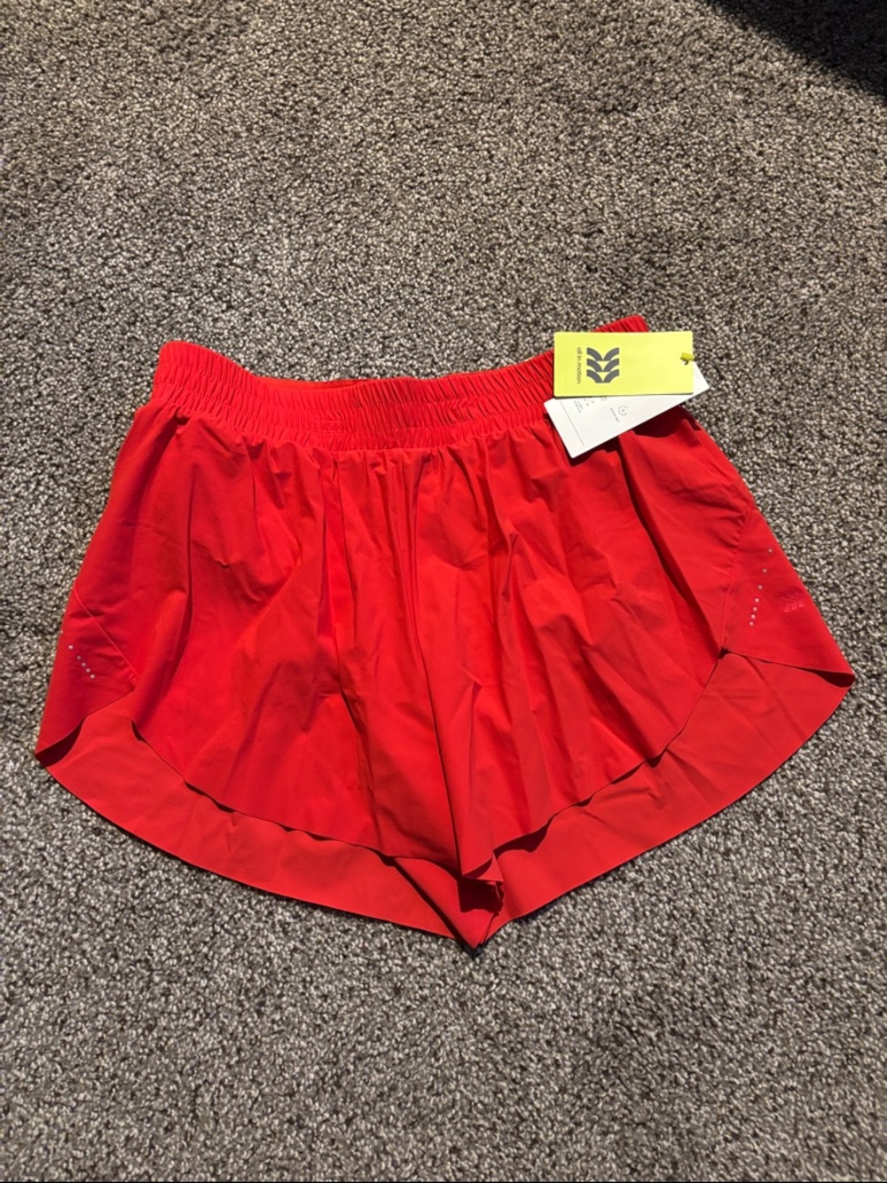 NEW all in motion Bright Red Women's Athletic Shorts